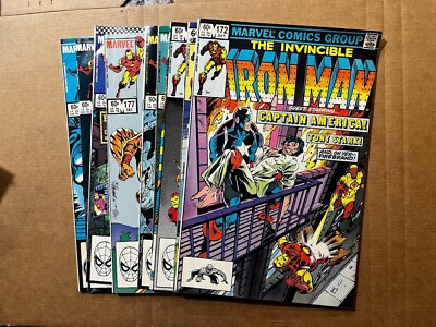 Invincible Iron Man #172 #173 #174 #175 #176 #177 #178 #179 #180 F-VF
