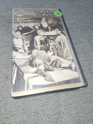 El Mundo De Los Vampiros Vhs Pelicula Mexicana  Cine Mexicano