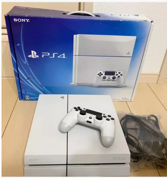 Sony PlayStation 4 PS4 CUH-1100A White Game Console Controller Box NTSC-J  Japan