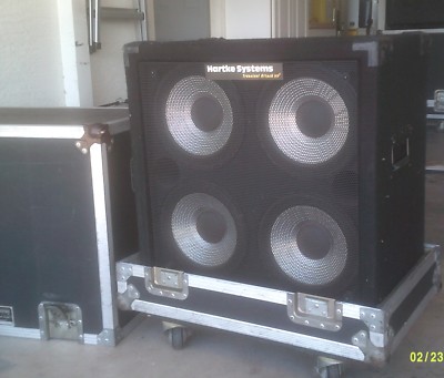 2) Hartke 410 XL Bass Cabinets AND Road Cases - Pickup Only | eBay