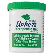 Unker's Therapeutic Rub 7 oz