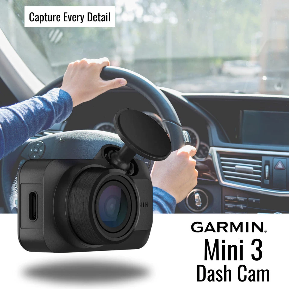Garmin Dash Cam Mini 3 Ultra Compact 1080p Black Camera Bundle - Image 2 of 4