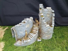 Ruins of Generica Two Tower Ruin for 28mm Tabletop Fantasy Wargaming