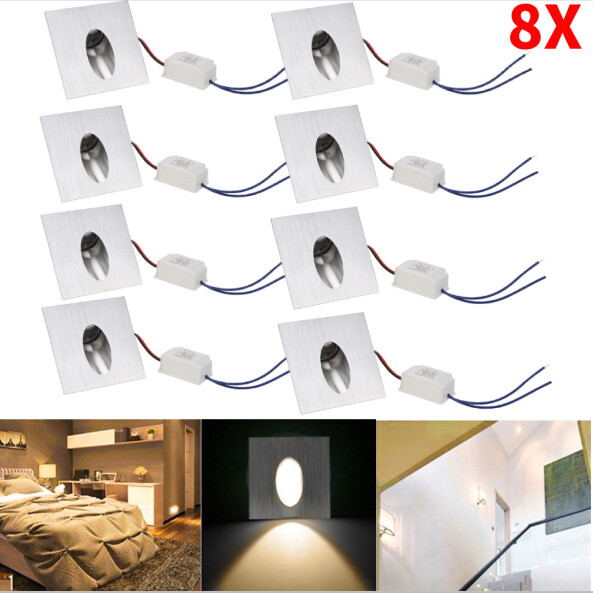 5x 2w Moderne Weiss Led Wandleuchte Wandlampe Aluminum
