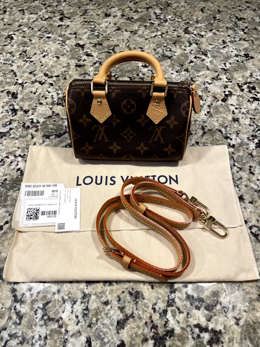 Monogram Nano Speedy Bag, Authentic & Vintage