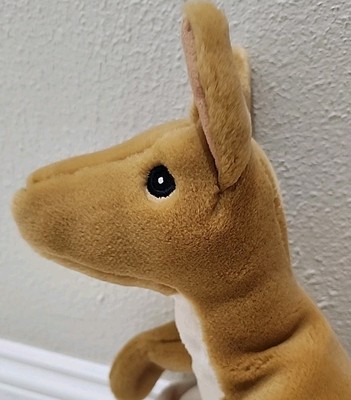Large Ikia Kangaroo No Baby In Pouch  Puppet Plush 25 Inch