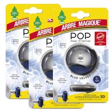 Arbre Magique Pop, Déodorant pour Voiture Blue Velvet, Parfum Prolongé Jusqu'à