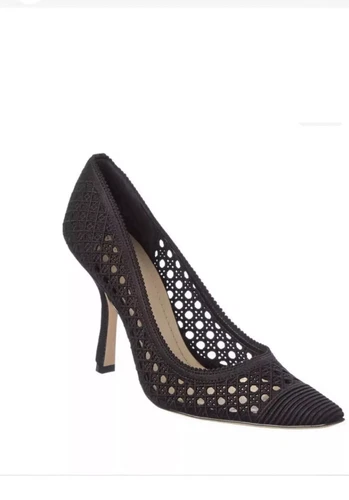 Escarpins noirs au crochet Dior Christian Dior Capture 37,5 = 7,5