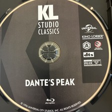 Dante's Peak Blu-ray, 1997 . Disc Only. Read Description.