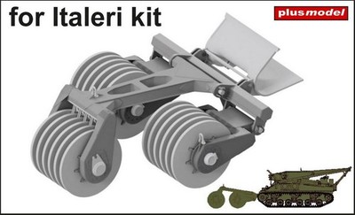 Plus Model 599 - 1/35 T1E1 US Mine exploder for Sherman   Italeri - Neu