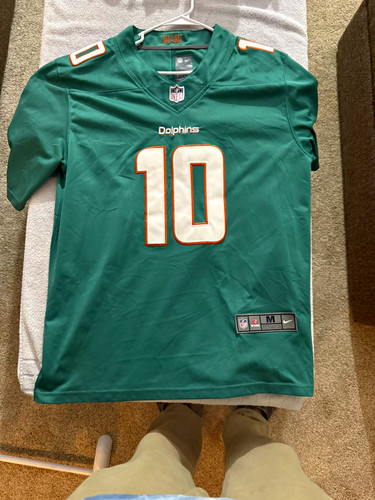 Nike Dolphins #10 Tyreek Hill Green On-Field NFL Football Jersey Men's Size M