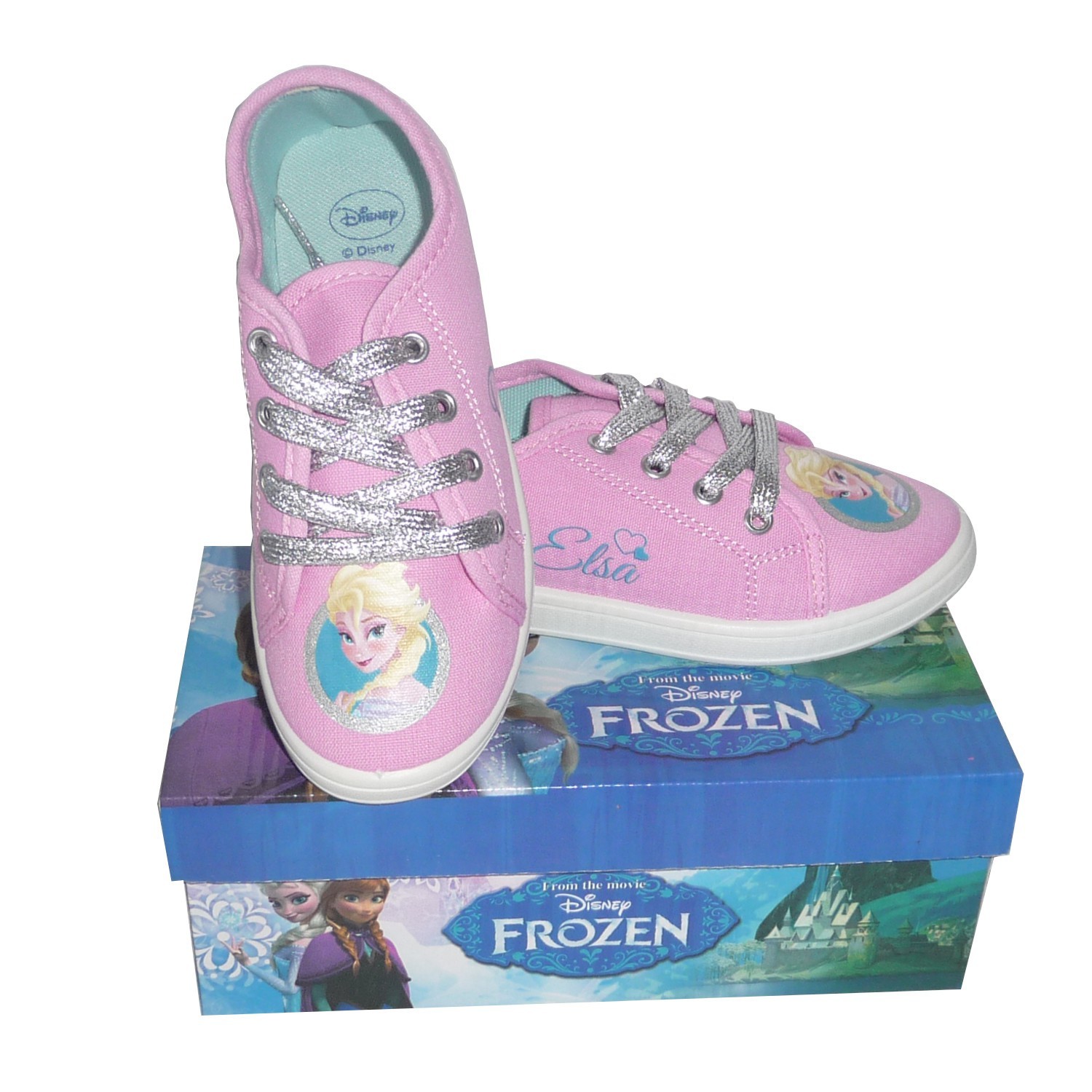FROZEN Schuhe Sneaker Canvas Rosa Elsa Originale DISNEY Sneakers 6990₽