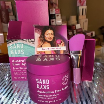 Sand & Sky Australian Emu Apple Super Bounce Mask 3.5oz Glow & Plump *New In Box