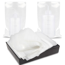 200Pcs Tattoo Bottle Bags Disposable Tattoo Wash Bottle Bags Covers Sleeves Sque