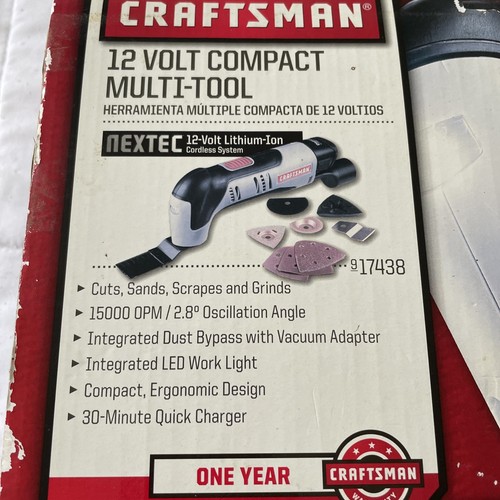 CRAFTSMAN NEXTEC Compact Multi-Tool 12V Kit w/ Extra Accessories - Picture 6 of 11