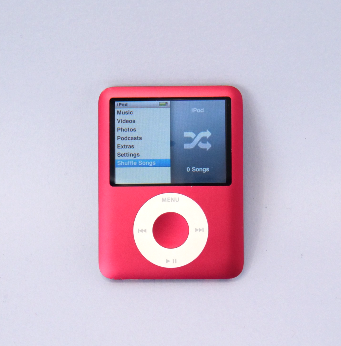 Apple iPod Nano 3rd Generation 8GB (PRODUCT) Red Working With