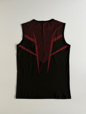 GYMSHARK Onyx 5.0 V5 Tank - RED/BRAND BLUE - SLEEVELESS - M/L FAST