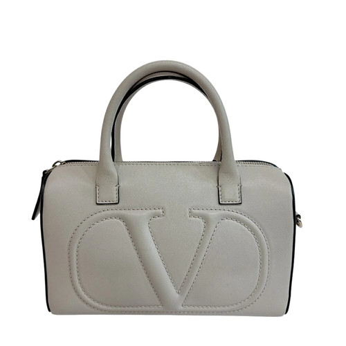 Valentino Garavani Mini Duffle Bag Strap 2WAY Handbag White