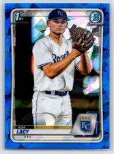 2020 Bowman Draft Sapphire Asa Lacy BD-88 Refractor Kansas City Royals