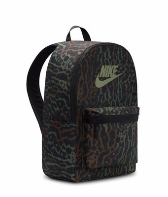 Nike Heritage Caminal Backpack FB2839-010 Black/Oil Green NWT | eBay