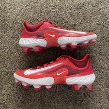 Nike Alpha Huarache Elite 4 MCS Baseball Cleats Red Mens Size 10 DX6962-616