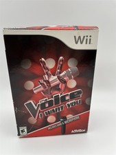 Voice I Want You W/Mic Sealed in Open Box - Nintendo Wii