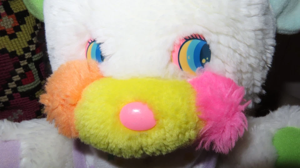 Hermoso Popples Baby Bibsy 12” Peluche Mattel 1986 Gorro De Colección Usado en Excelente Condición Foto 2 de 4