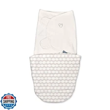Ingenuity by SwaddleMe All Season Baby Swaddle, 2 Quick Flip Layers to Change