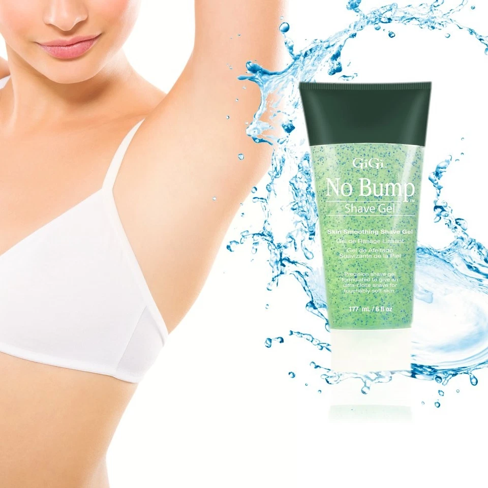 Gel de afeitar suavizante para piel GiGi No Bump 6 fl oz para prevenir el cabello encarnado Fri... Foto 3 de 4