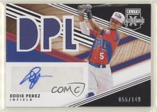 2020 Elite Extra Edition DPL Material Signatures Black Eddie Perez Auto 0wp8