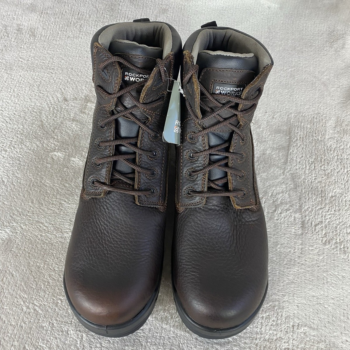 Rockport Works Boots Mens Size 15 W Brown Composite Toe ESD 