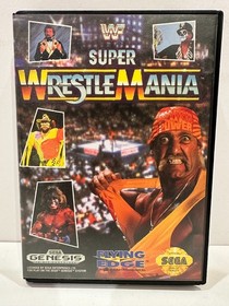WWF Super WrestleMania (Sega Genesis, 1992) Complete TESTED CIB AUTHENTIC