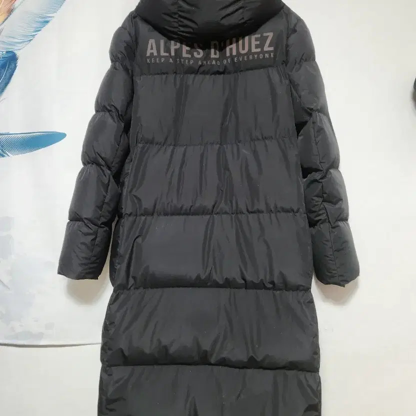 Unisex Cloud Down Long Padding Jacket 95 Black - image 3