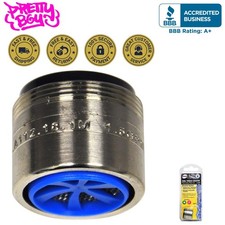 Watersense Certified Faucet Aerator - 15/16'' Brushed Nickel for Eco Savings