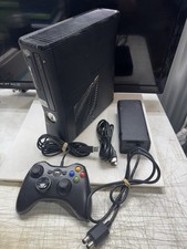 Xbox 360 S Slim Black 250GB Console System Tested Working
