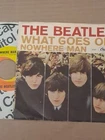Beatles, Nowhere Man/ What Goes On,  West Coast. 45rpm Picture Sleeve.