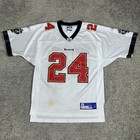 Tampa Bay Buccaneers Jersey Mens Medium White NFL Football Williams 24 Reebok