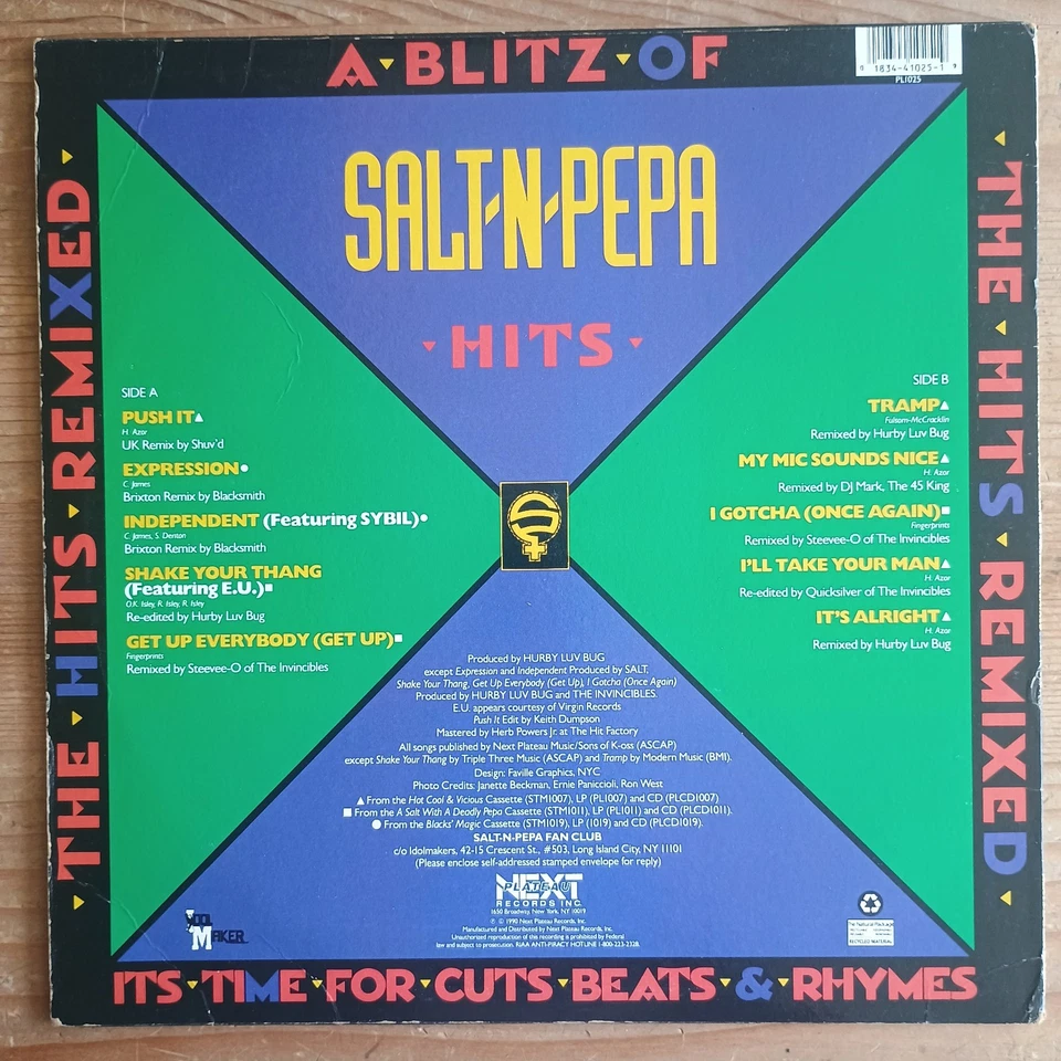 A Blitz Of Salt-N-Pepa Hits: The Hits Remixed LP US-1990 1st PRESS VG+/+G+ - Bild 2 von 4