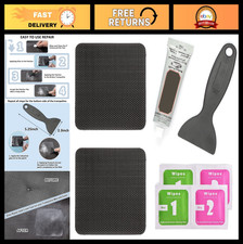 Trampoline Mat Repair Kit - 4"x4" Square Patches for Tears Holes, Easy Fix
