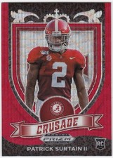 2021 Panini Prizm Draft Picks Crusade Ruby Red Wave PATRICK SURTAIN #178 Broncos