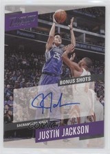 2017-18 Panini Prestige Bonus Shots Signatures Justin Jackson #47 Auto 0c3
