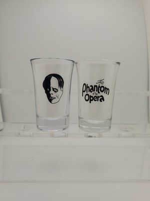 Phantom Of The Opera 1.5 Oz Heavy Shot Glass. New. Made In The USA.