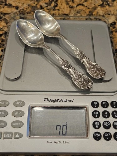 2 Spoon Reed & Barton Francis I pattern.  sterling silver .925