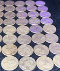 Silver Washington Quarters 40-Coin Roll 90% Silver