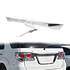 Rear Trunk Tail Light Tailgate Strip Chrome For Toyota Fortuner 2012-2015