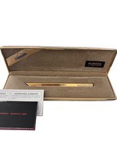 Penna a sfera Aurora Thesi tono oro vintage Carpogiani Bologna, Italia