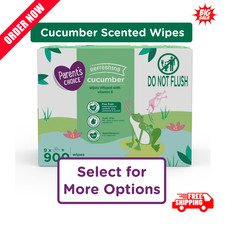 Parent's Choice Cucumber Scent Baby Wipes, 900 Count Select for More Options