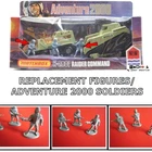 Matchbox’s Adventure 2000: Raider Command Rocket Striker FIGURES / SOLDIERS