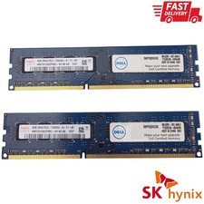Hynix 8GB (2x4GB) 2Rx8 PC3-10600U Desktop RAM Memory DDR3 1333 MHz