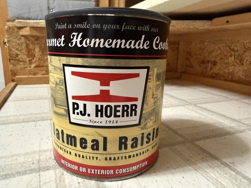 P.J. HOERR CONSTRUCTION PROMOTIONAL COOKIES BANK PIGGY BANK NORMAL AND PEORIA IL